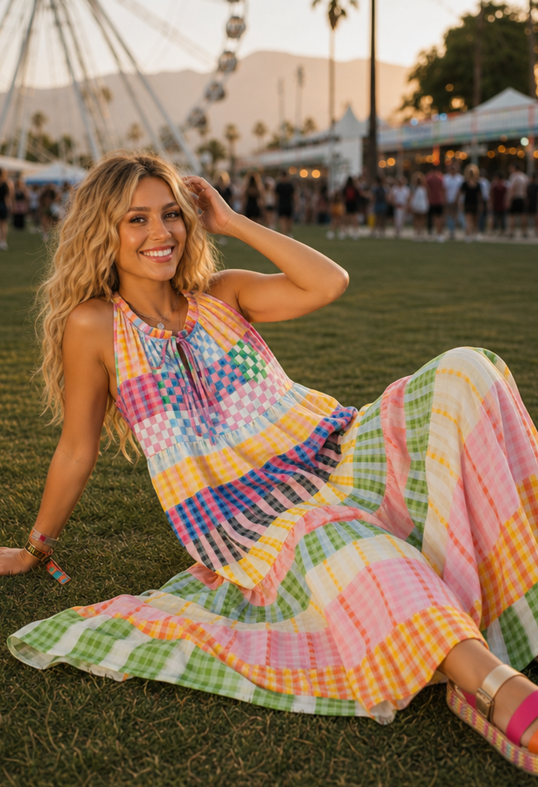 Gingham Maxi Dress (Pre-Order Expected Dispatch July 15th)