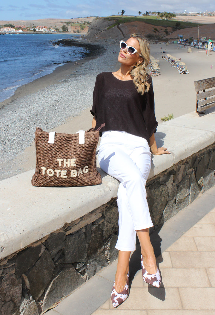 Contrast Tote Bag