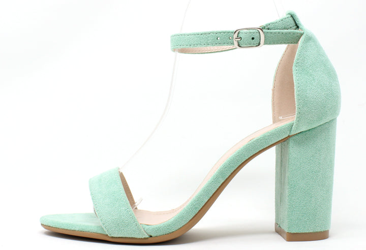 Microfibre Block Heel