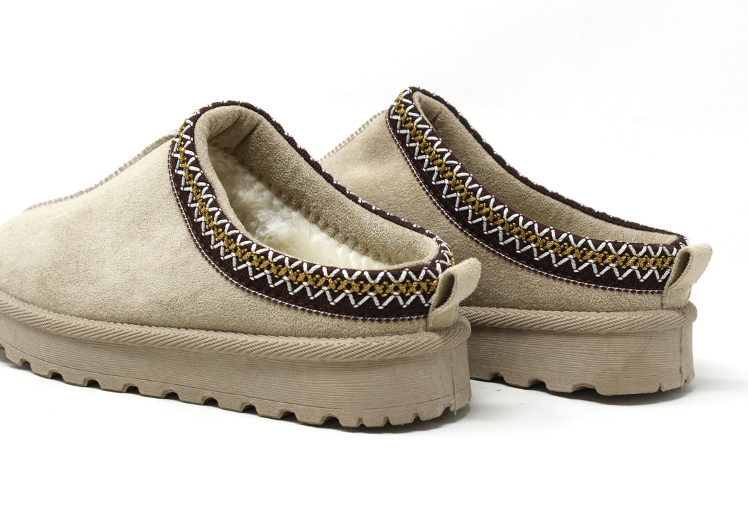 Embroidered Low Slip On Shoe