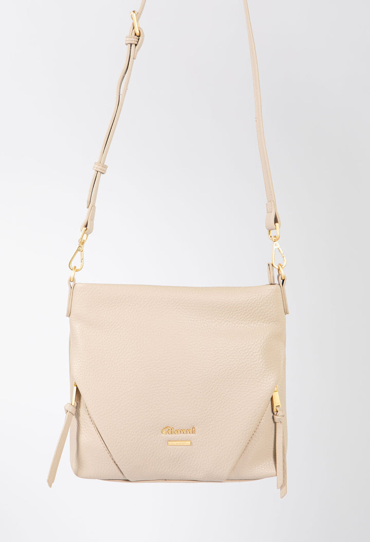 Double Side Zip Crossbody Bag
