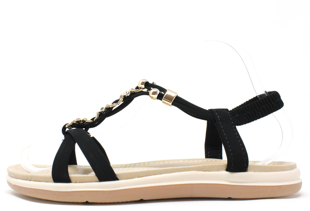 Floral Gem Sandals