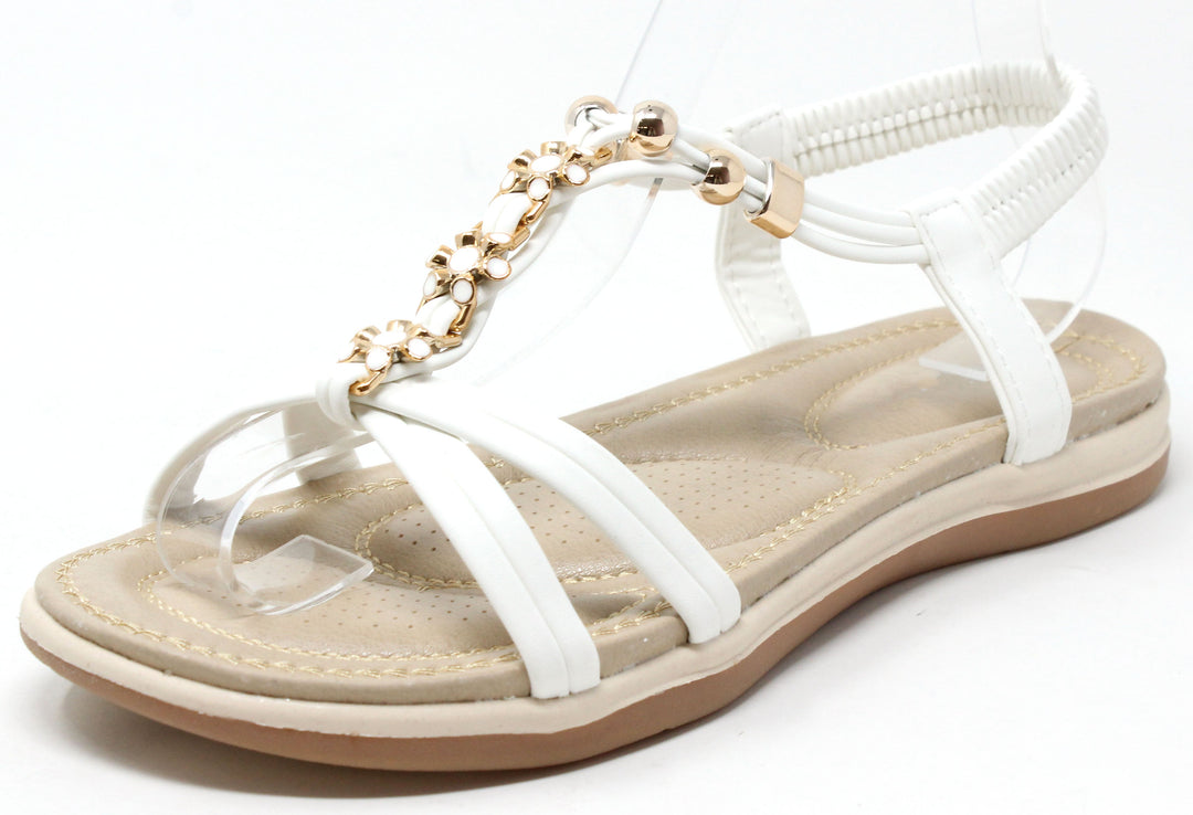 Floral Gem Sandals