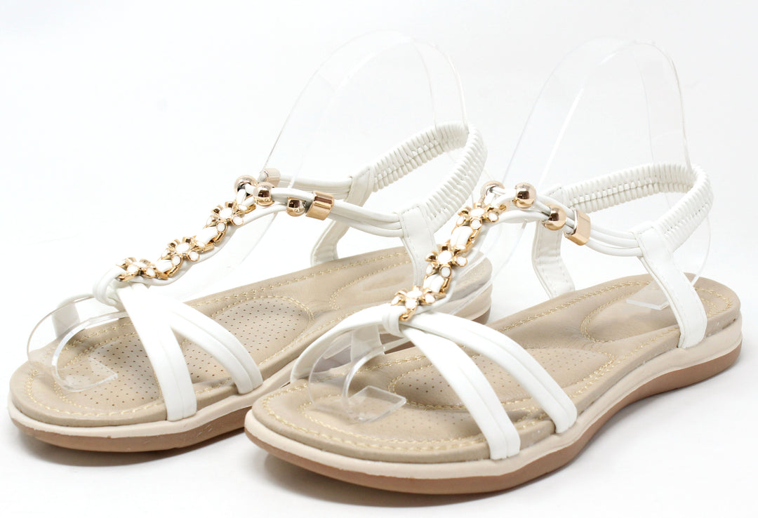 Floral Gem Sandals
