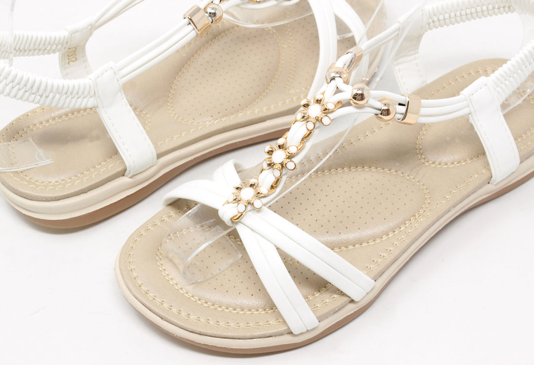 Floral Gem Sandals
