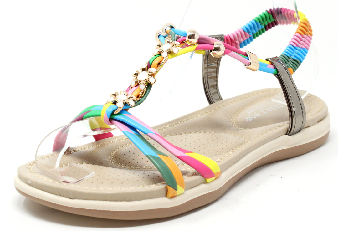 Floral Gem Sandals