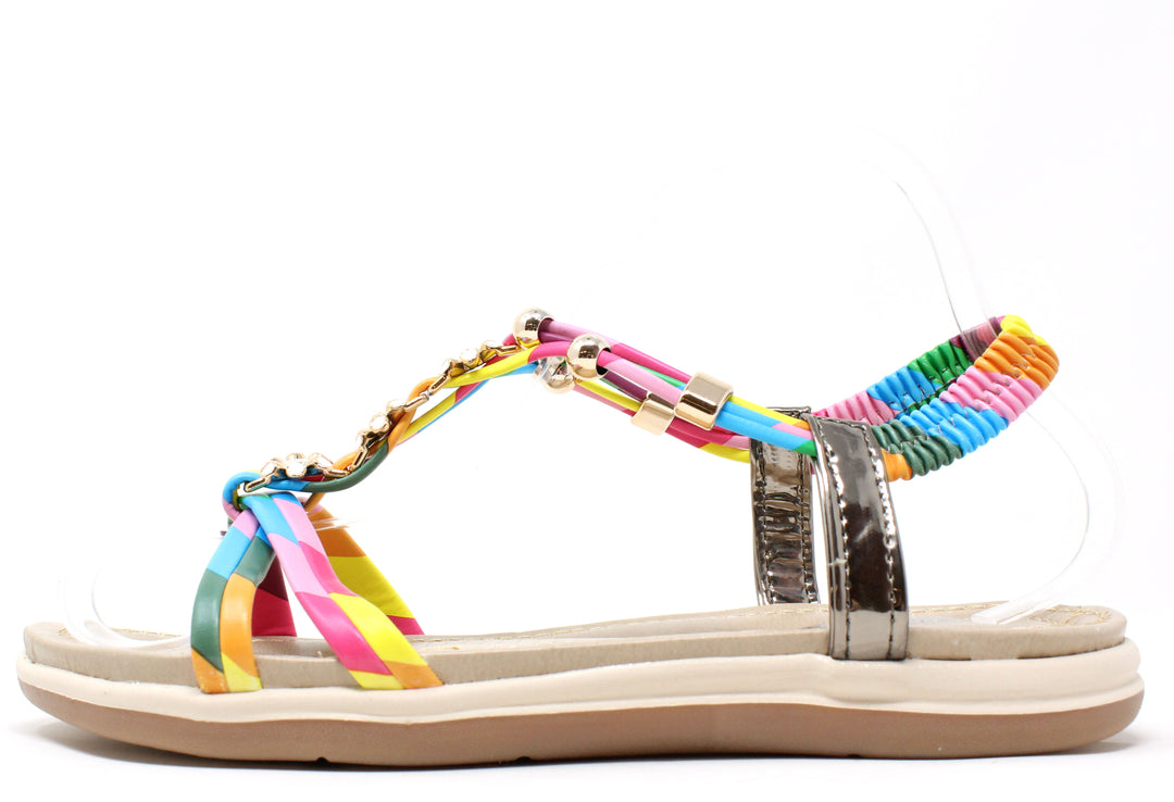 Floral Gem Sandals