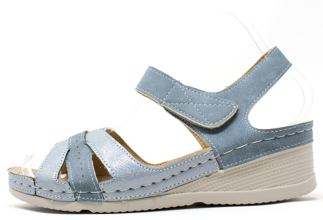 Comfort Cross Strap Sandal