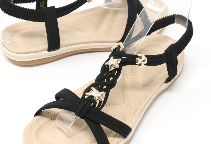 Starfish and Floral Sandals