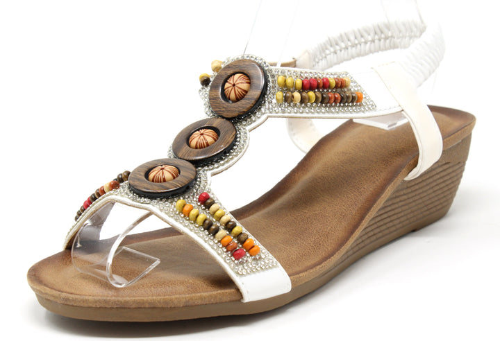 Colourful Wooden Beaded Sandal