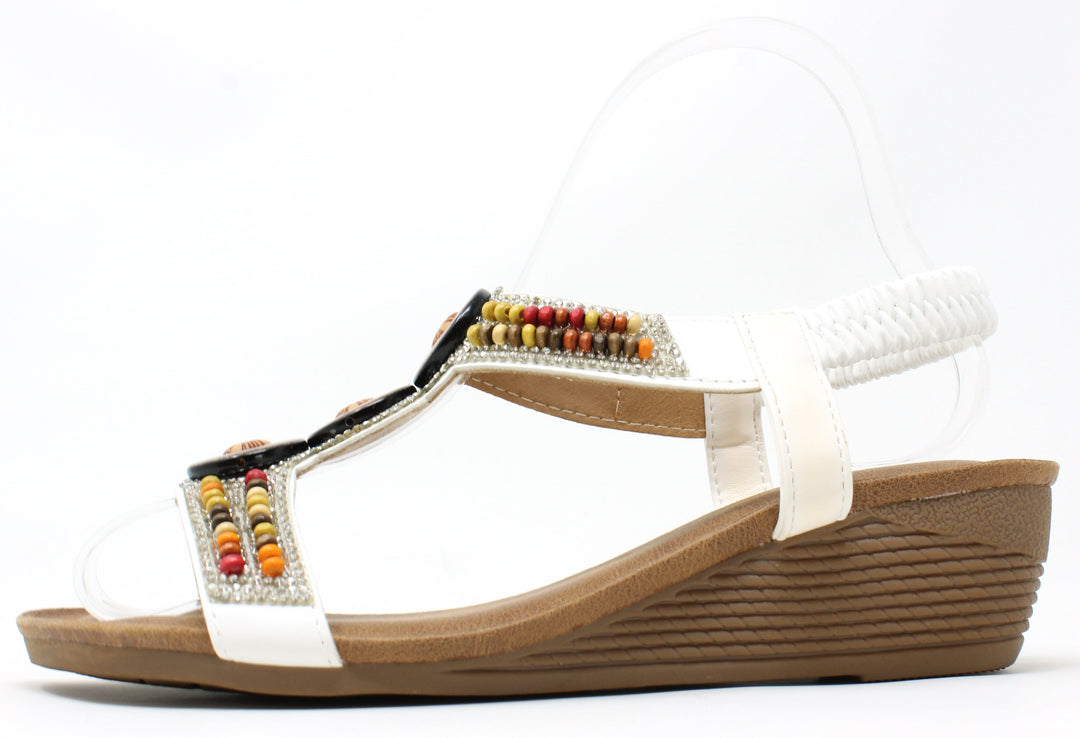 Colourful Wooden Beaded Sandal