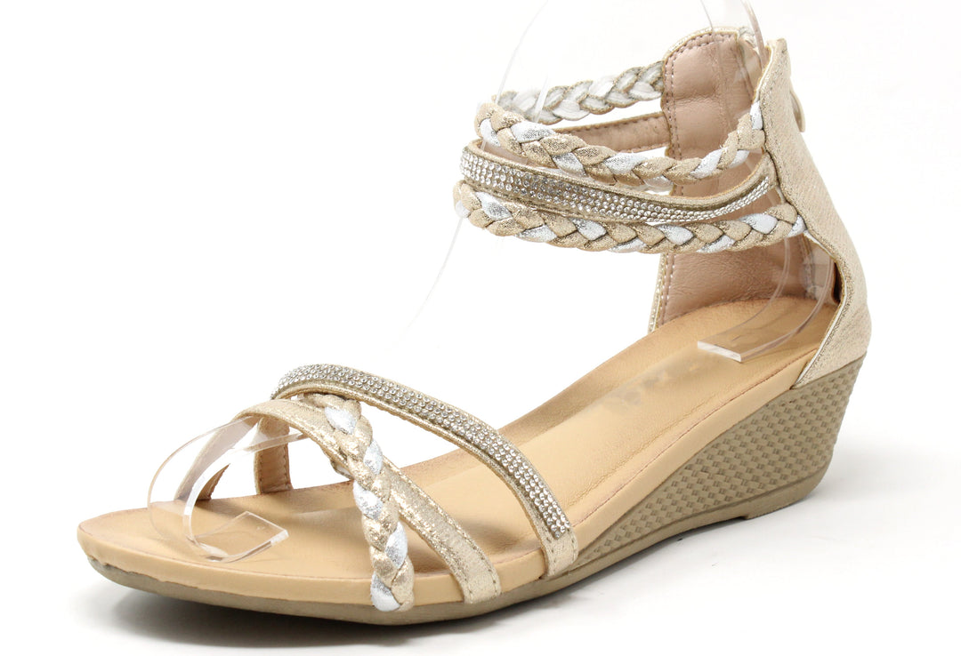 Triple Strap Sandal