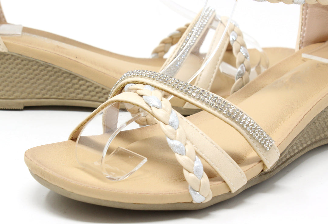 Triple Strap Sandal