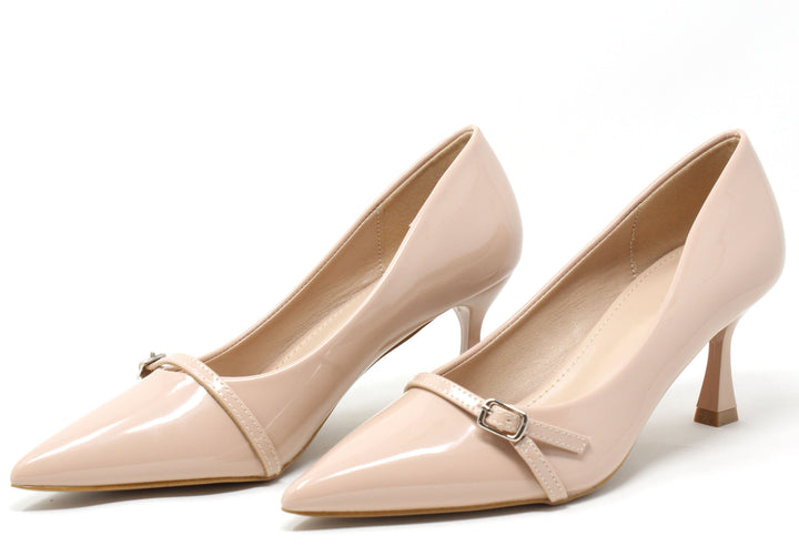 Single Strap Court Heel