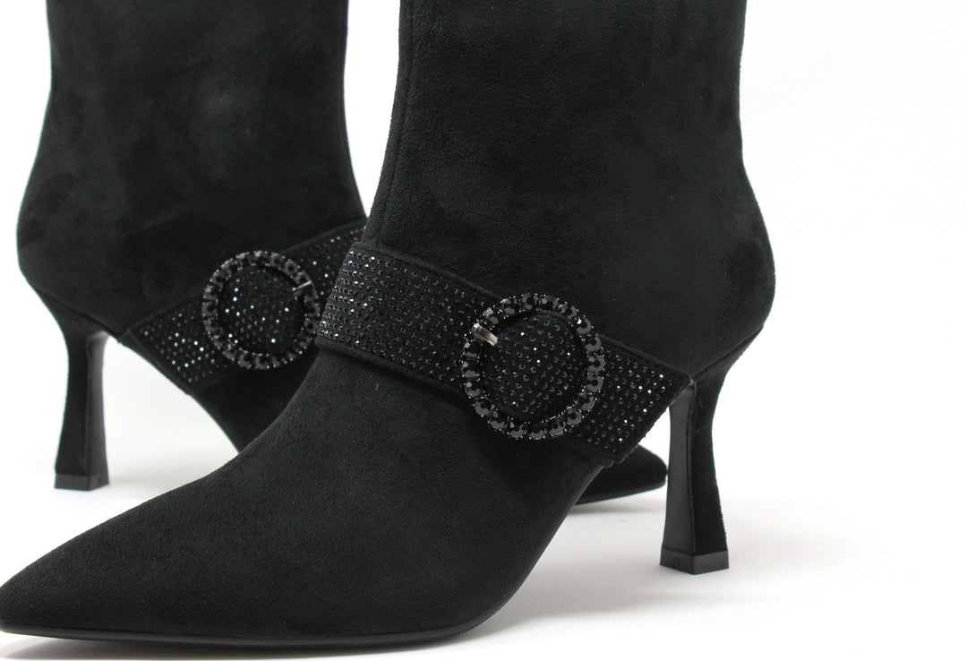 Front Buckle Ankle Boot