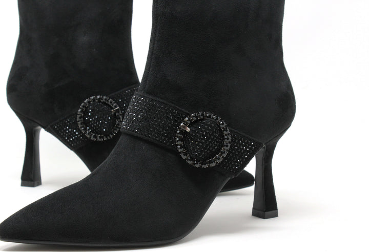 Front Buckle Ankle Boot