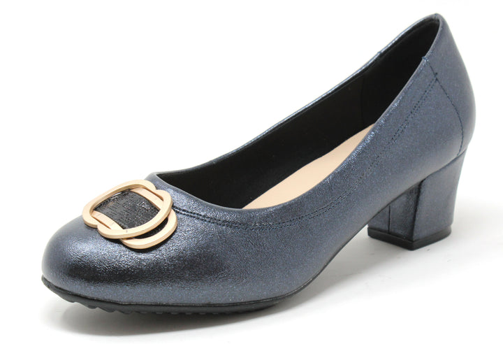Soft Metallic Heel
