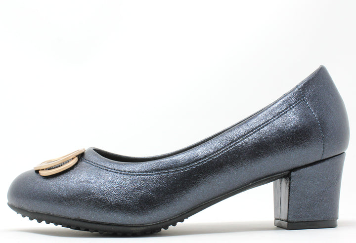 Soft Metallic Heel
