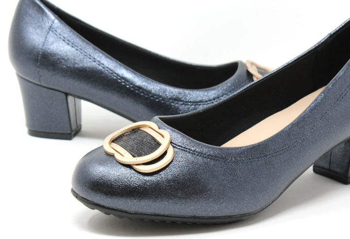 Soft Metallic Heel