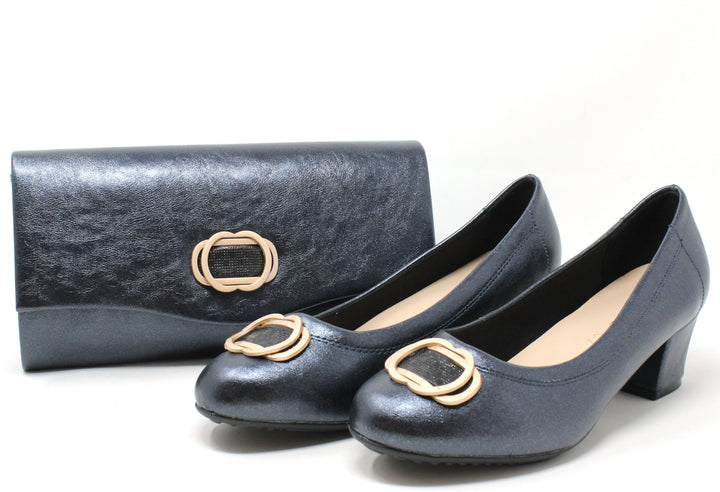 Soft Metallic Heel