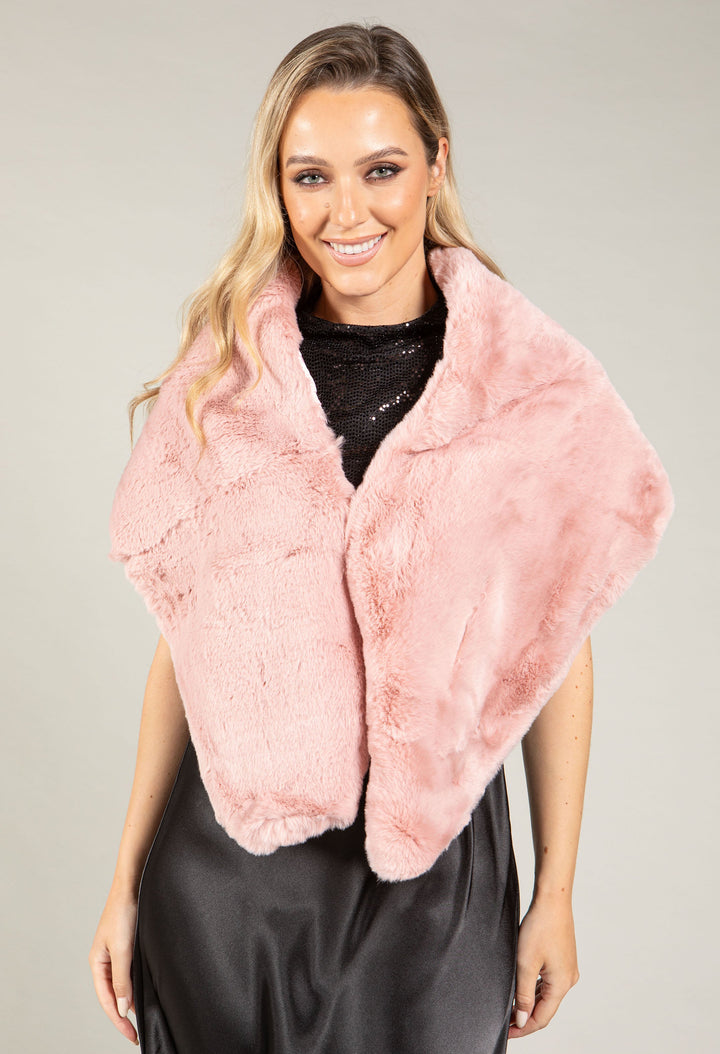 Faux Fur Shrug