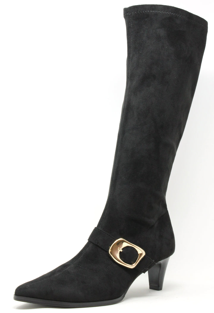 Buckle Knee High Boot