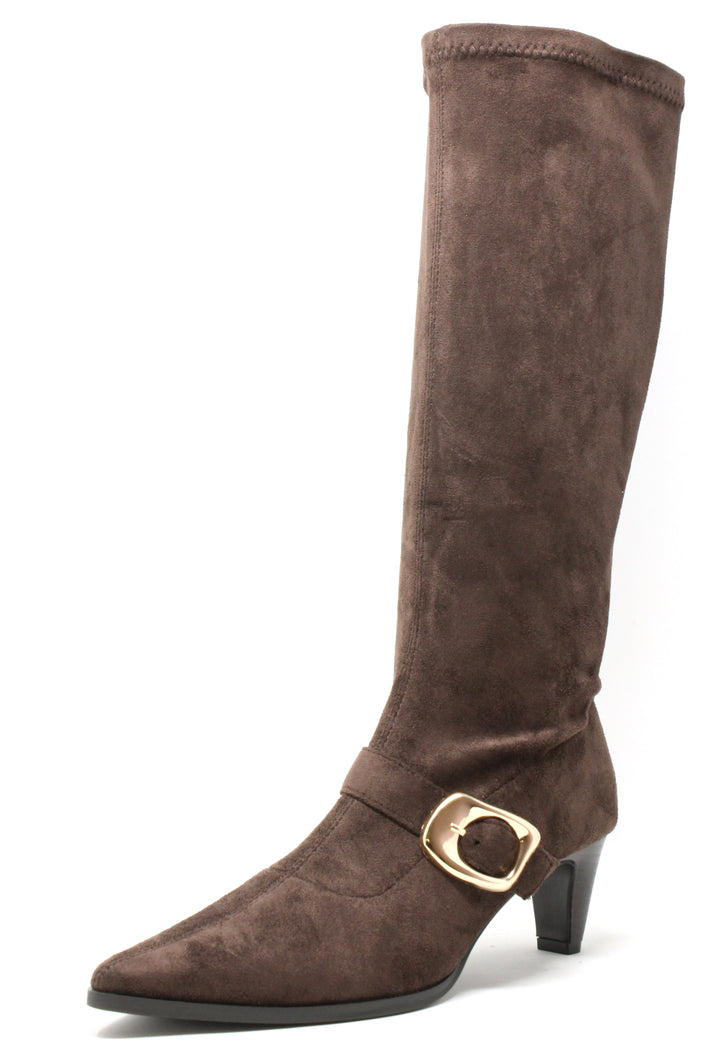 Buckle Knee High Boot