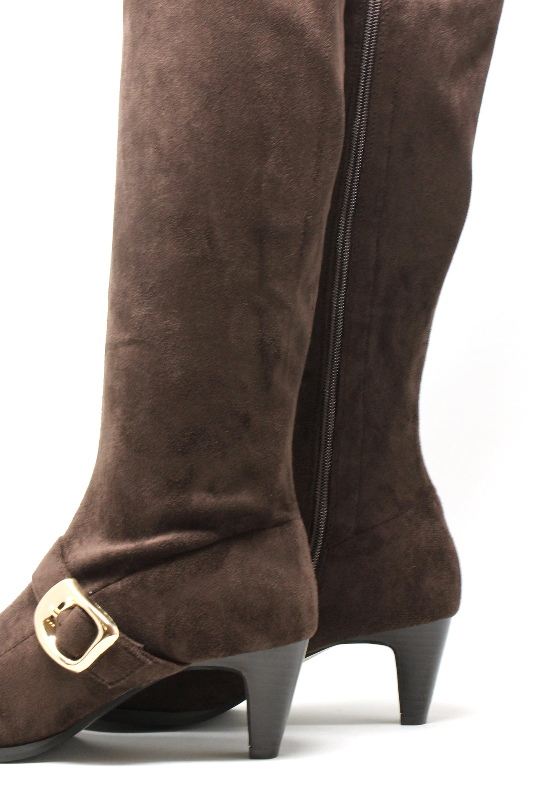 Buckle Knee High Boot