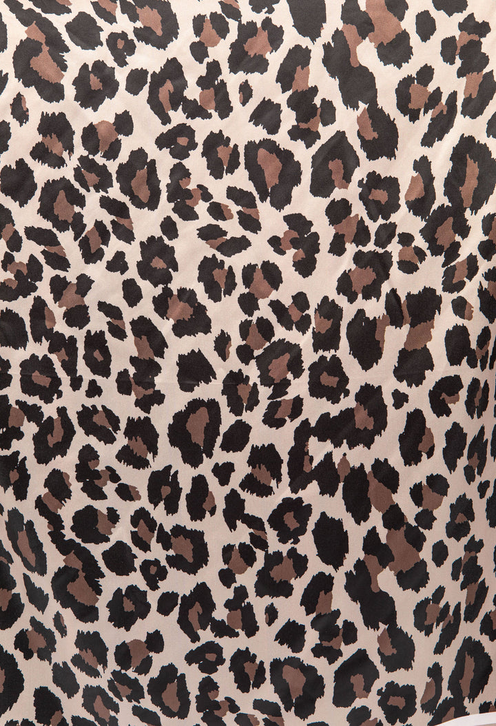 Leopard Printed Neck Scarf