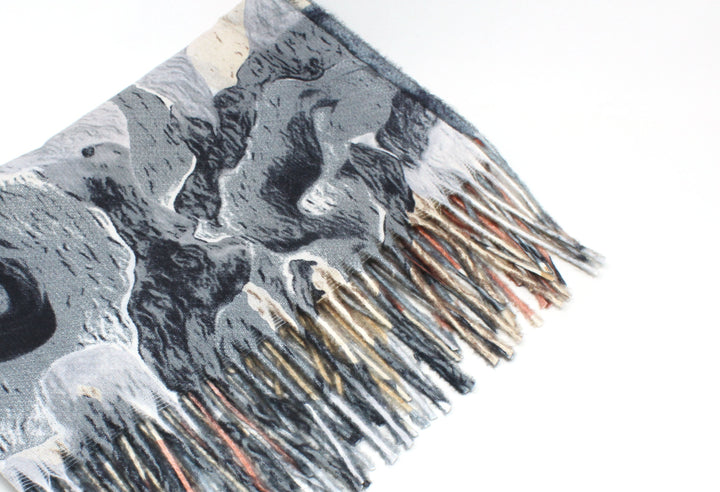Abstract Rose Scarf