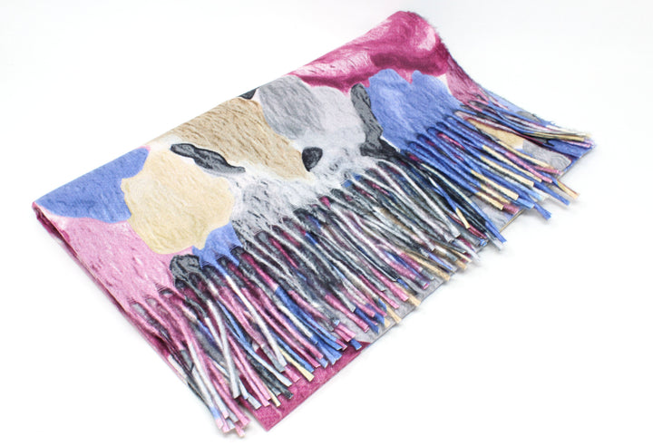 Abstract Rose Scarf