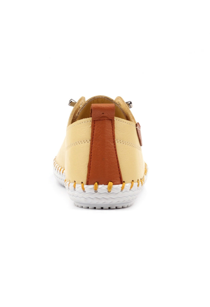 St. Ives Leather Plimsoll