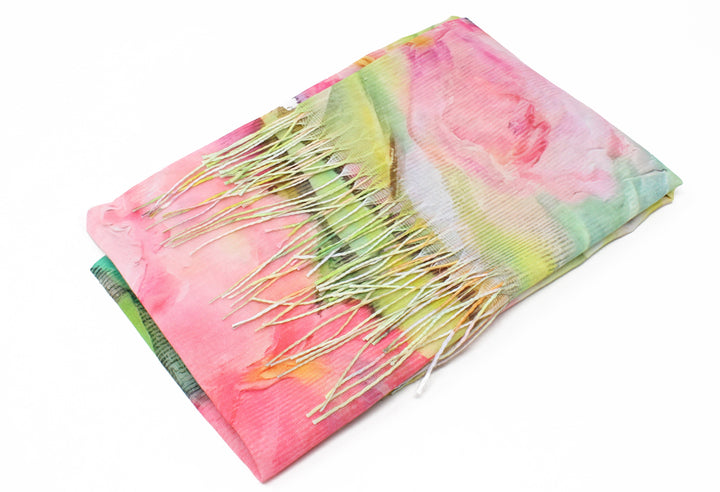 Garden Rose Print Scarf