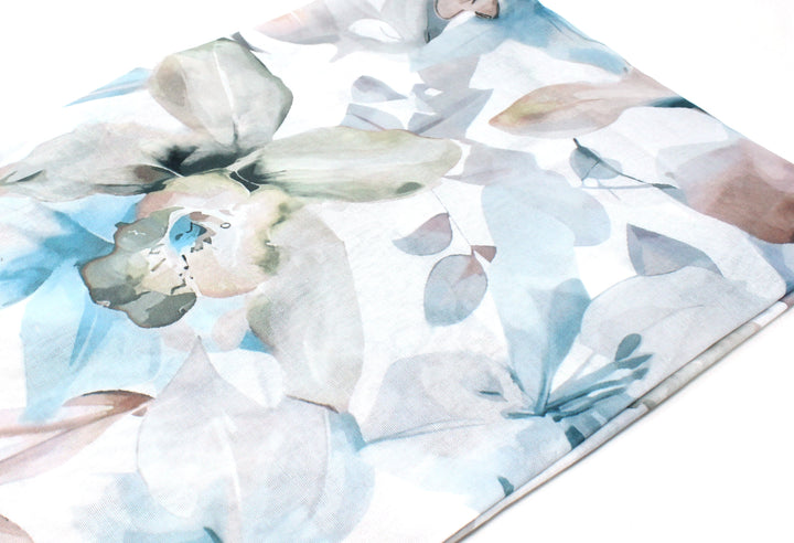 Soft Blossom Print Scarf