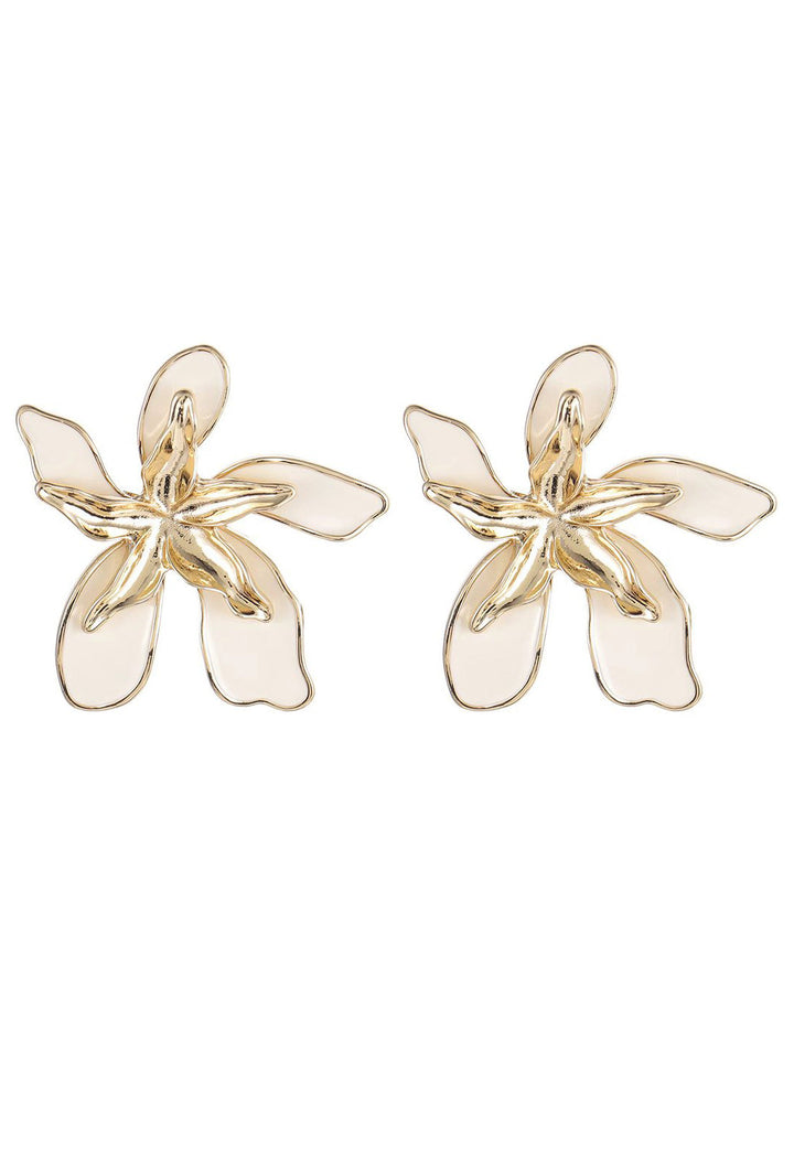 Floral Enamel Earrings