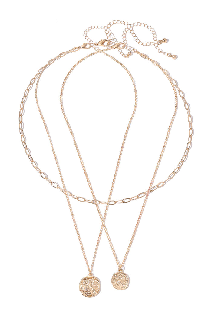 3-Pack Coin Necklace