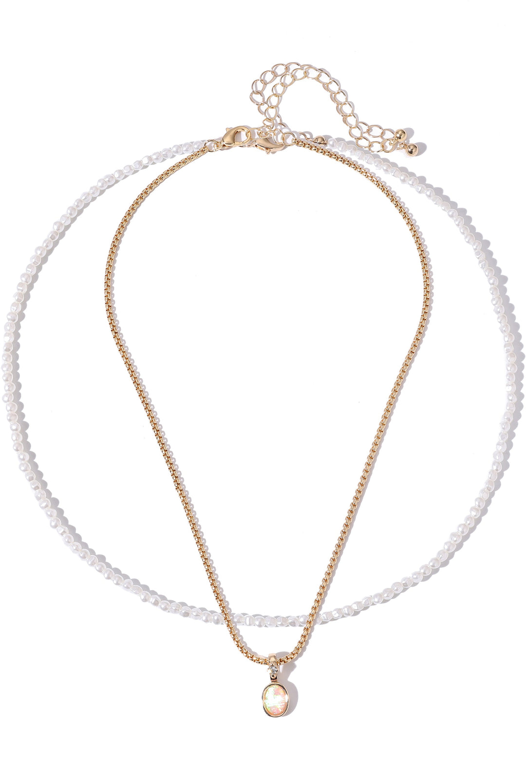 Pearl and Pendant Necklace Set