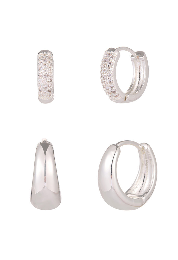 Mini Hoop Earring Set