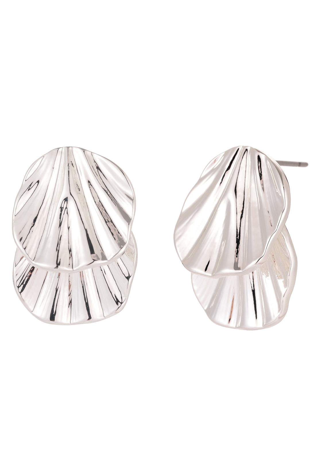 Layered Shell Earrings