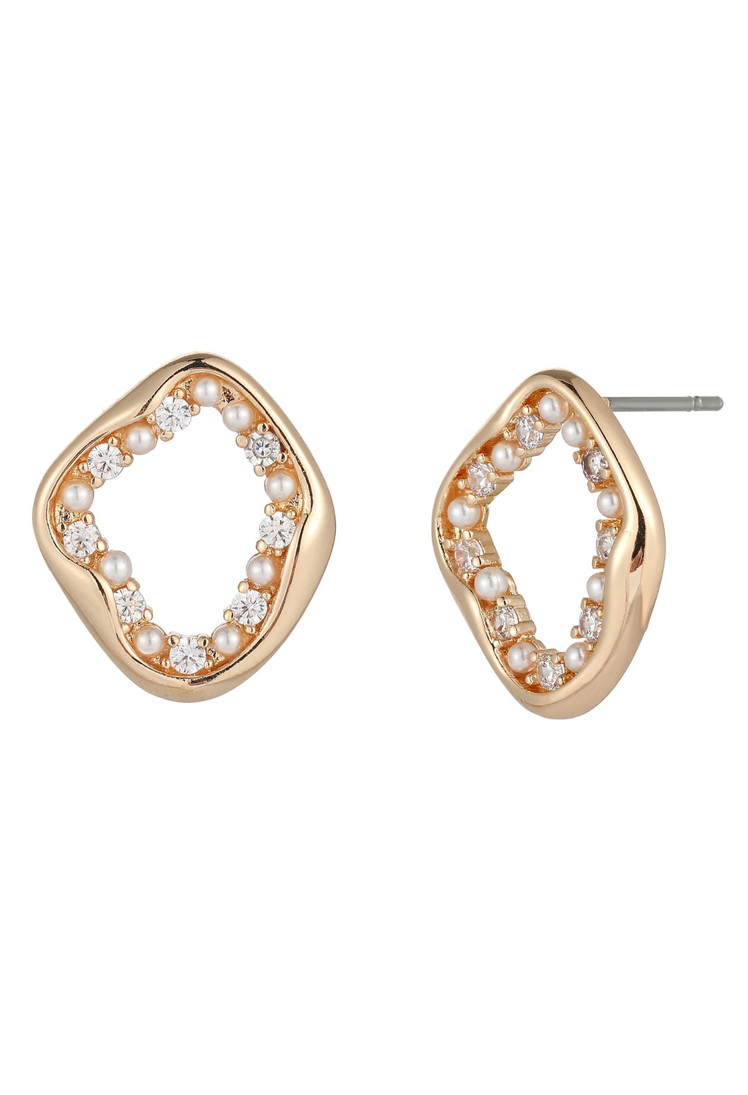 Pearl Oval Earrings