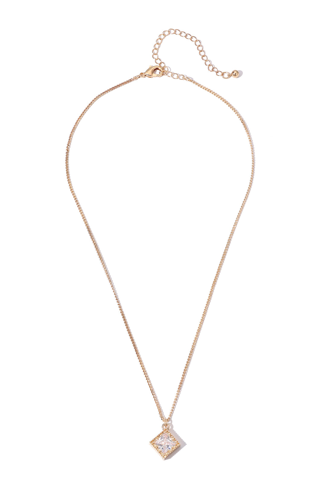 Diamante Pendant Necklace