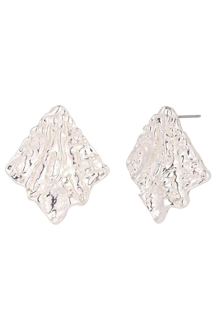 Textured Petal Earrings