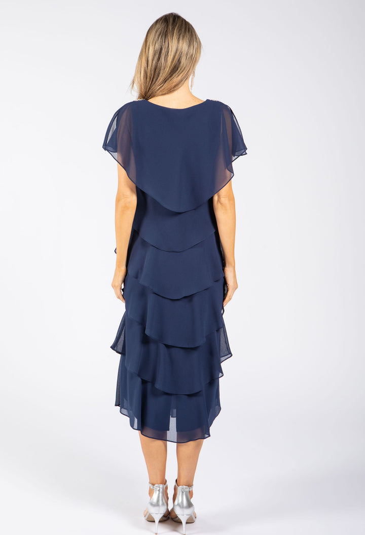 Georgette Chiffon Midi Dress