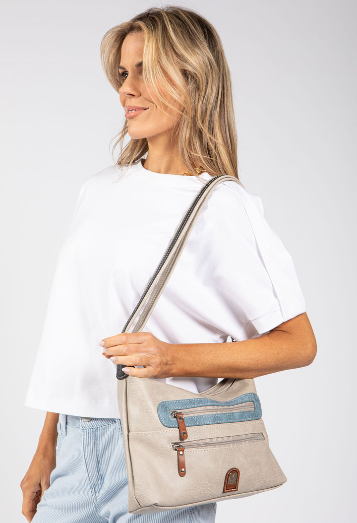 Compact Zip Pocket Crossbody Bag