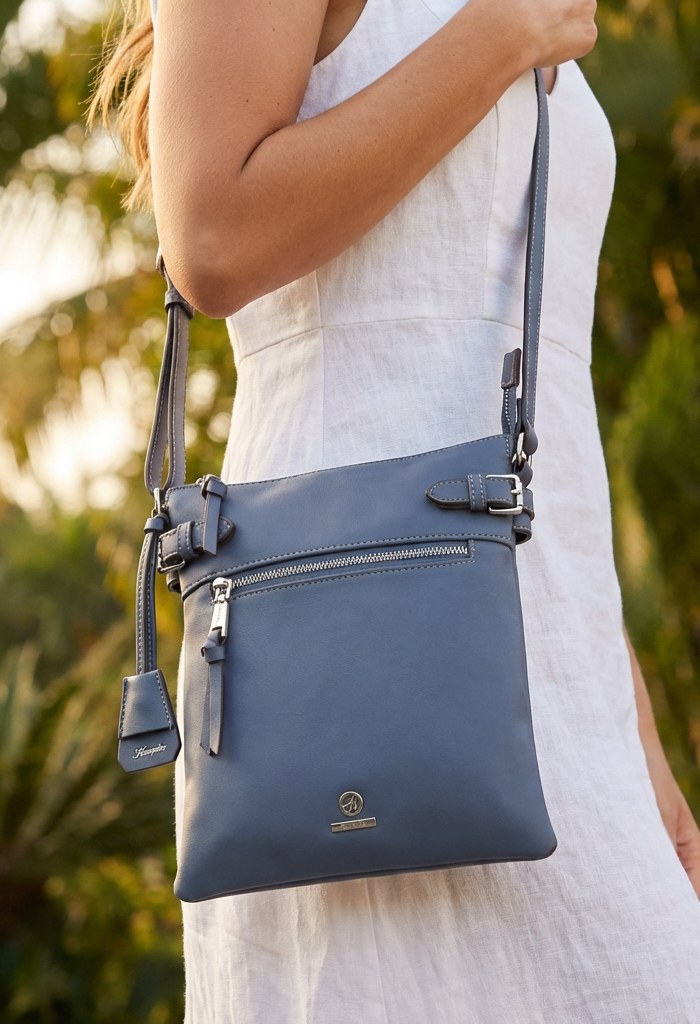 Double Pocket Crossbody Bag