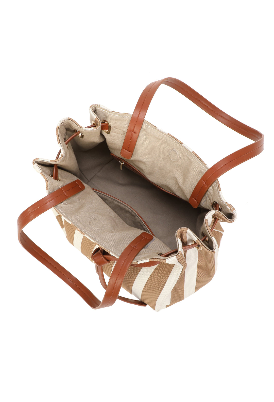 Striped Shopper Bag