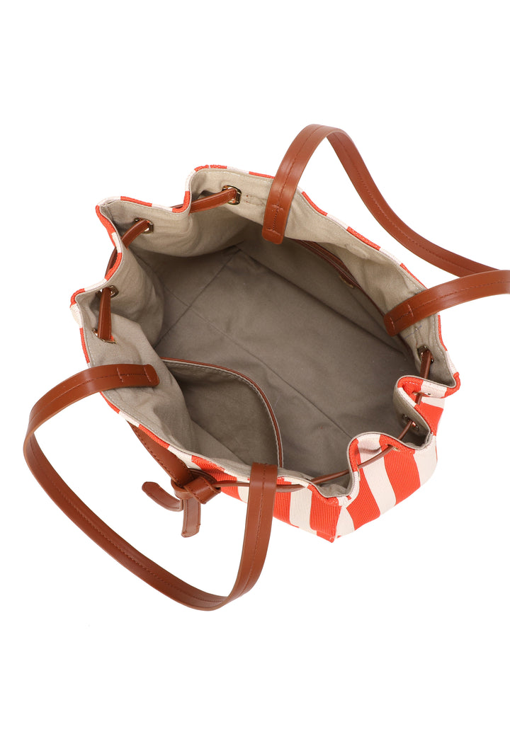 Striped Shopper Bag