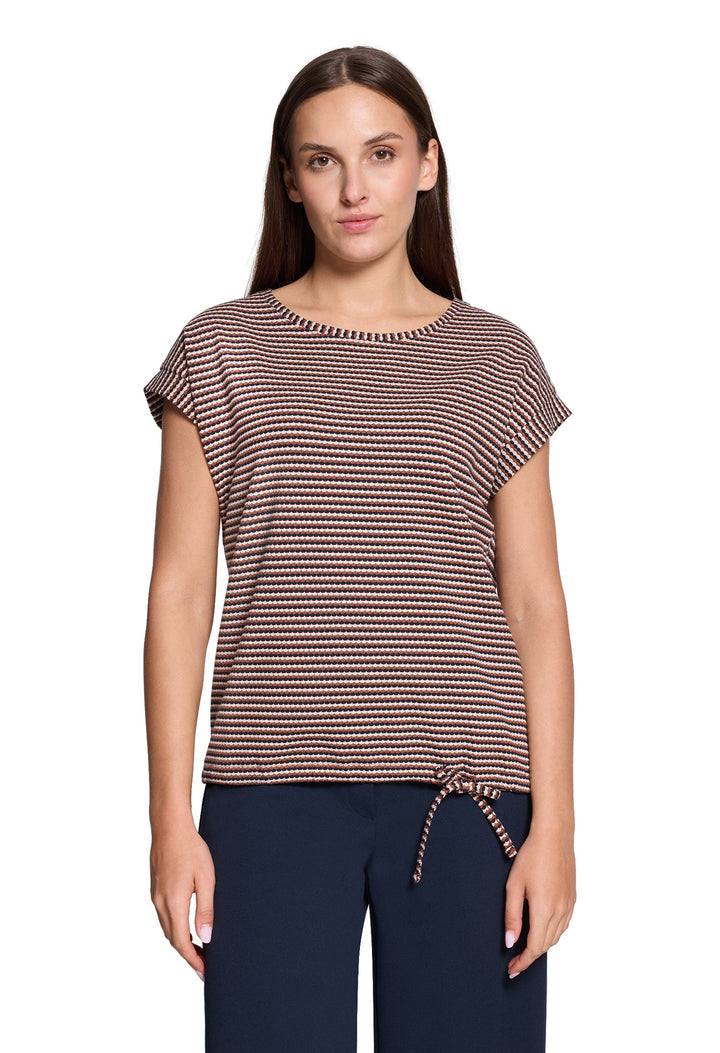 Striped Textured Top