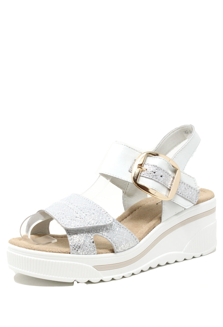 Buckle Detail Wedge Sandal