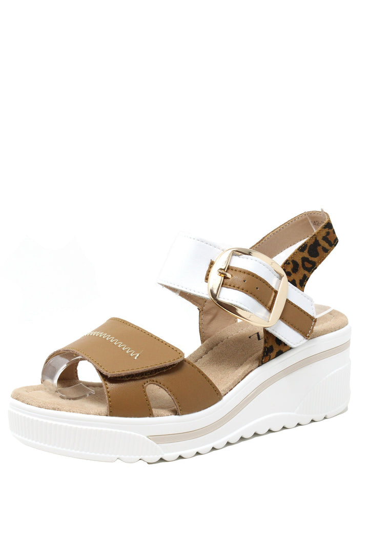 Buckle Detail Wedge Sandal